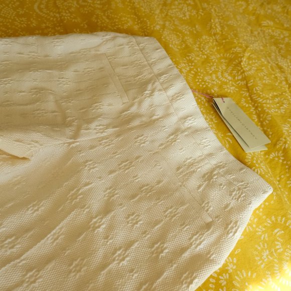 NWT Stella McCartney Designer White Cuffed Pants/Trousers - Picture 8 of 10